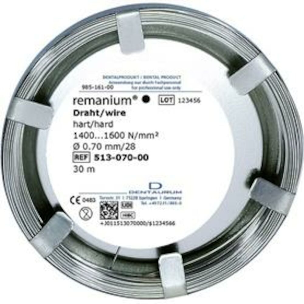 Dentaurum Remanium wire 0,9 mm hard 1 x 10 m — NO1