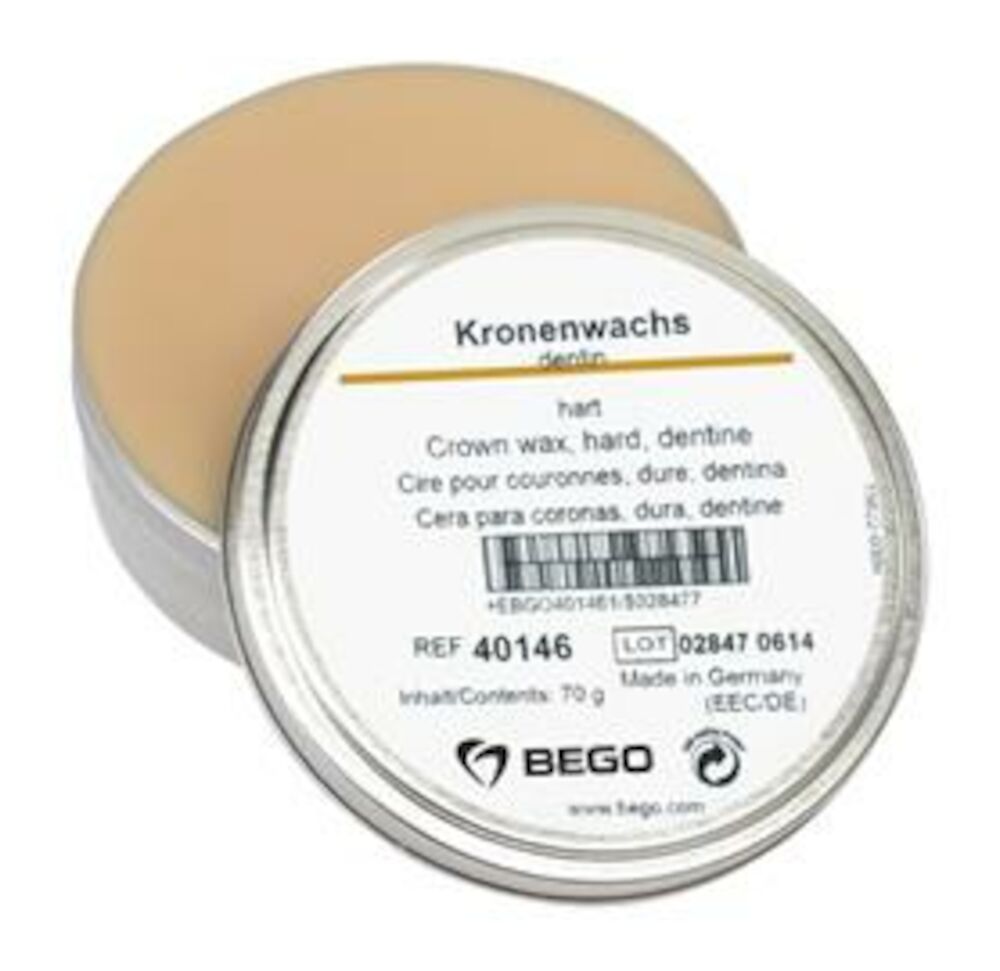 Bego Crown wax medium hard dentine 1 x 70 g — NO1