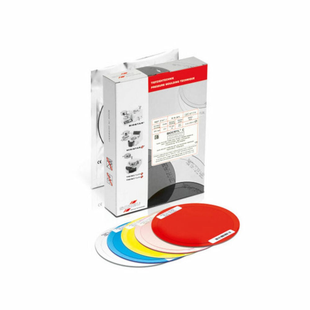 Scheu 3149 Biocryl C Rund 2,0 mm rød 1 x 10 stk — NO1