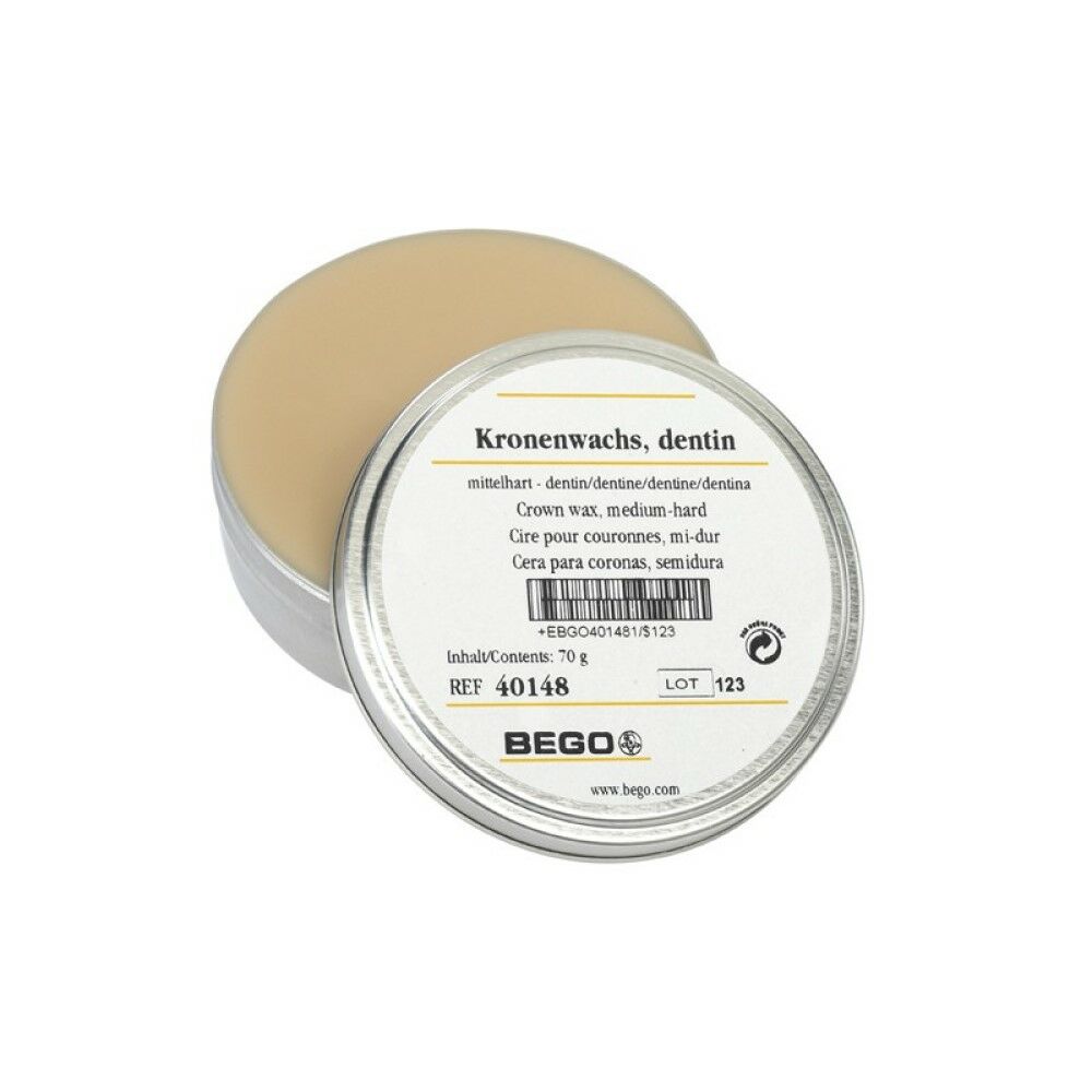 Bego Crown wax medium hard dentine 1 x 70 g — NO1