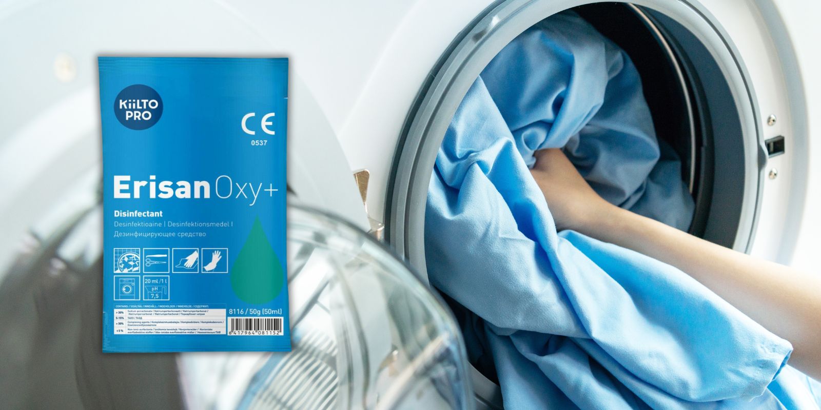 Erisan Oxy+ kan brukes til vask av klinikktøy.jpg